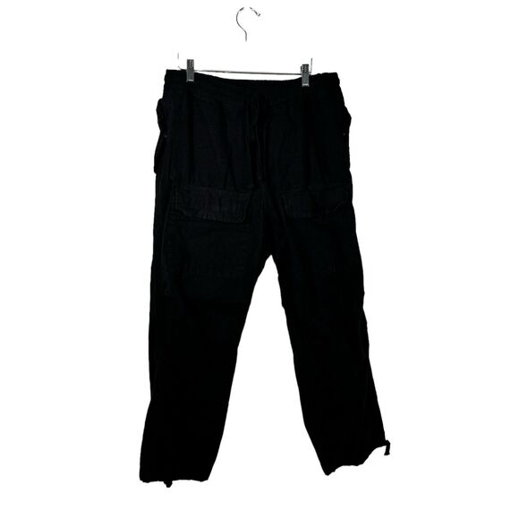 Mnml Black 100% Cotton Cargo Pants Streetwear Baggy y2k Mens Size XL